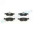 Jeu de 4 plaquettes de frein avant RAP BRAKES R-P0627 - Visuel 1