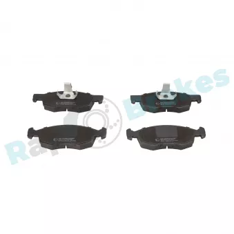 Jeu de 4 plaquettes de frein avant RAP BRAKES R-P0627