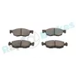 Jeu de 4 plaquettes de frein avant RAP BRAKES R-P0627 - Visuel 3