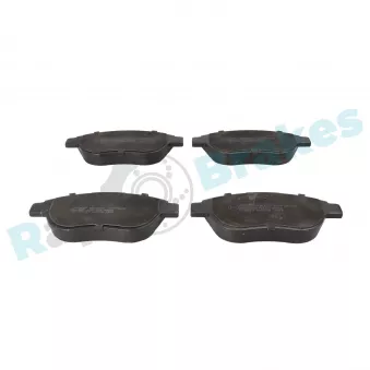 Jeu de 4 plaquettes de frein avant RAP BRAKES R-P0628
