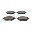 Jeu de 4 plaquettes de frein avant RAP BRAKES R-P0628 - Visuel 3