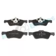 Jeu de 4 plaquettes de frein avant RAP BRAKES R-P0630 - Visuel 1
