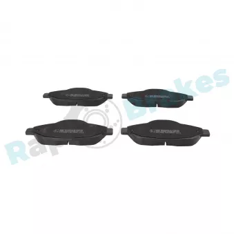 Jeu de 4 plaquettes de frein avant RAP BRAKES R-P0639
