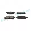 Jeu de 4 plaquettes de frein avant RAP BRAKES R-P0639 - Visuel 2
