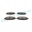Jeu de 4 plaquettes de frein avant RAP BRAKES R-P0639 - Visuel 3