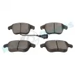 Jeu de 4 plaquettes de frein avant RAP BRAKES R-P0640 - Visuel 3