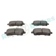 Jeu de 4 plaquettes de frein arrière RAP BRAKES R-P0643 - Visuel 3