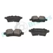 Jeu de 4 plaquettes de frein arrière RAP BRAKES R-P0644 - Visuel 2