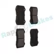 Jeu de 4 plaquettes de frein avant RAP BRAKES R-P0647 - Visuel 2