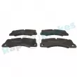 Jeu de 4 plaquettes de frein avant RAP BRAKES R-P0649 - Visuel 1