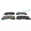 Jeu de 4 plaquettes de frein avant RAP BRAKES R-P0649 - Visuel 2