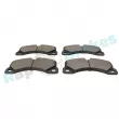 Jeu de 4 plaquettes de frein avant RAP BRAKES R-P0649 - Visuel 3