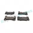 Jeu de 4 plaquettes de frein arrière RAP BRAKES R-P0650 - Visuel 2