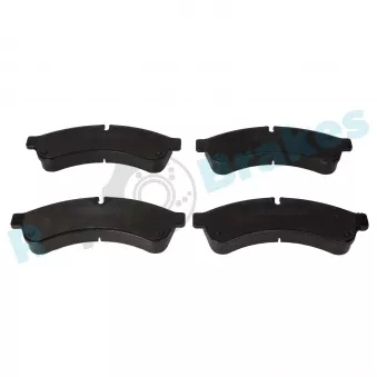 Jeu de 4 plaquettes de frein arrière RAP BRAKES R-P0655