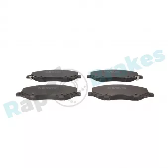 Jeu de 4 plaquettes de frein avant RAP BRAKES R-P0656