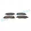 Jeu de 4 plaquettes de frein avant RAP BRAKES R-P0656 - Visuel 2