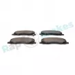 Jeu de 4 plaquettes de frein avant RAP BRAKES R-P0656 - Visuel 3