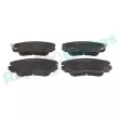 Jeu de 4 plaquettes de frein avant RAP BRAKES R-P0657 - Visuel 1