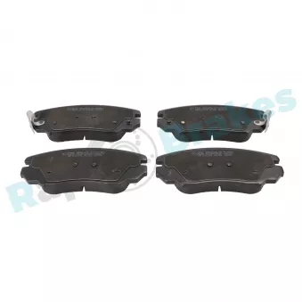 Jeu de 4 plaquettes de frein avant RAP BRAKES R-P0657