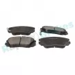 Jeu de 4 plaquettes de frein avant RAP BRAKES R-P0657 - Visuel 2