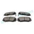 Jeu de 4 plaquettes de frein avant RAP BRAKES R-P0657 - Visuel 3