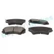 Jeu de 4 plaquettes de frein avant RAP BRAKES R-P0658 - Visuel 2