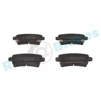 Jeu de 4 plaquettes de frein arrière RAP BRAKES R-P0659