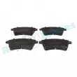 Jeu de 4 plaquettes de frein avant RAP BRAKES R-P0660 - Visuel 1