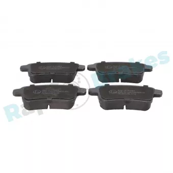 Jeu de 4 plaquettes de frein arrière RAP BRAKES R-P0661