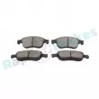 Jeu de 4 plaquettes de frein avant RAP BRAKES R-P0664 - Visuel 3