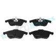Jeu de 4 plaquettes de frein avant RAP BRAKES R-P0665 - Visuel 1