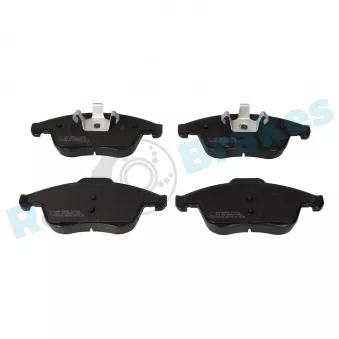 Jeu de 4 plaquettes de frein avant RAP BRAKES R-P0665
