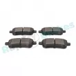 Jeu de 4 plaquettes de frein arrière RAP BRAKES R-P0666 - Visuel 3