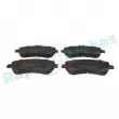 Jeu de 4 plaquettes de frein avant RAP BRAKES R-P0672 - Visuel 1