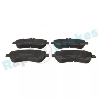 Jeu de 4 plaquettes de frein avant RAP BRAKES R-P0672