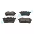 Jeu de 4 plaquettes de frein arrière RAP BRAKES R-P0673 - Visuel 2