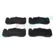 Jeu de 4 plaquettes de frein avant RAP BRAKES R-P0675 - Visuel 1