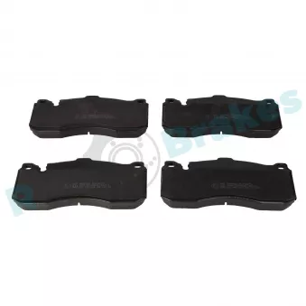 Jeu de 4 plaquettes de frein avant RAP BRAKES R-P0675