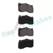 Jeu de 4 plaquettes de frein avant RAP BRAKES R-P0675 - Visuel 2