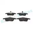 Jeu de 4 plaquettes de frein avant RAP BRAKES R-P0678 - Visuel 1