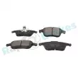 Jeu de 4 plaquettes de frein avant RAP BRAKES R-P0678 - Visuel 2