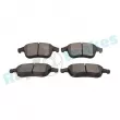 Jeu de 4 plaquettes de frein avant RAP BRAKES R-P0678 - Visuel 3