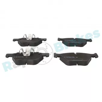 Jeu de 4 plaquettes de frein avant RAP BRAKES R-P0680
