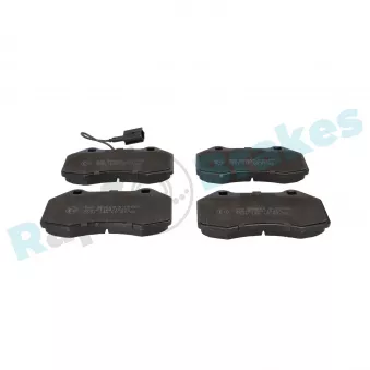 Jeu de 4 plaquettes de frein avant RAP BRAKES R-P0682