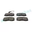 Jeu de 4 plaquettes de frein avant RAP BRAKES R-P0682 - Visuel 3