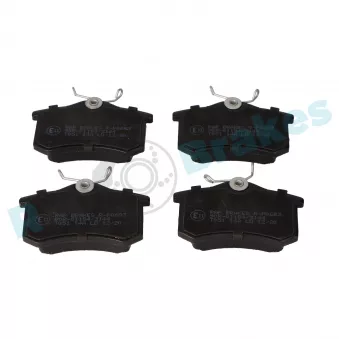 Jeu de 4 plaquettes de frein arrière RAP BRAKES R-P0683