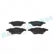 Jeu de 4 plaquettes de frein avant RAP BRAKES R-P0689 - Visuel 1