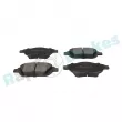 Jeu de 4 plaquettes de frein avant RAP BRAKES R-P0689 - Visuel 2