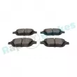 Jeu de 4 plaquettes de frein avant RAP BRAKES R-P0689 - Visuel 3