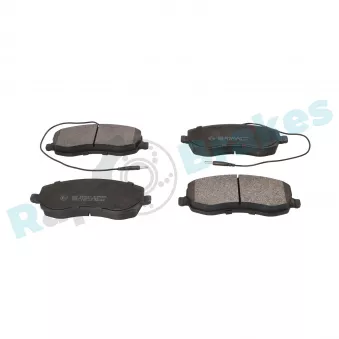 Jeu de 4 plaquettes de frein avant RAP BRAKES R-P0690